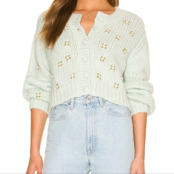 Found! ISO Love Shack Fancy Emilie Cardigan (in blue) - Picture 3 of 4